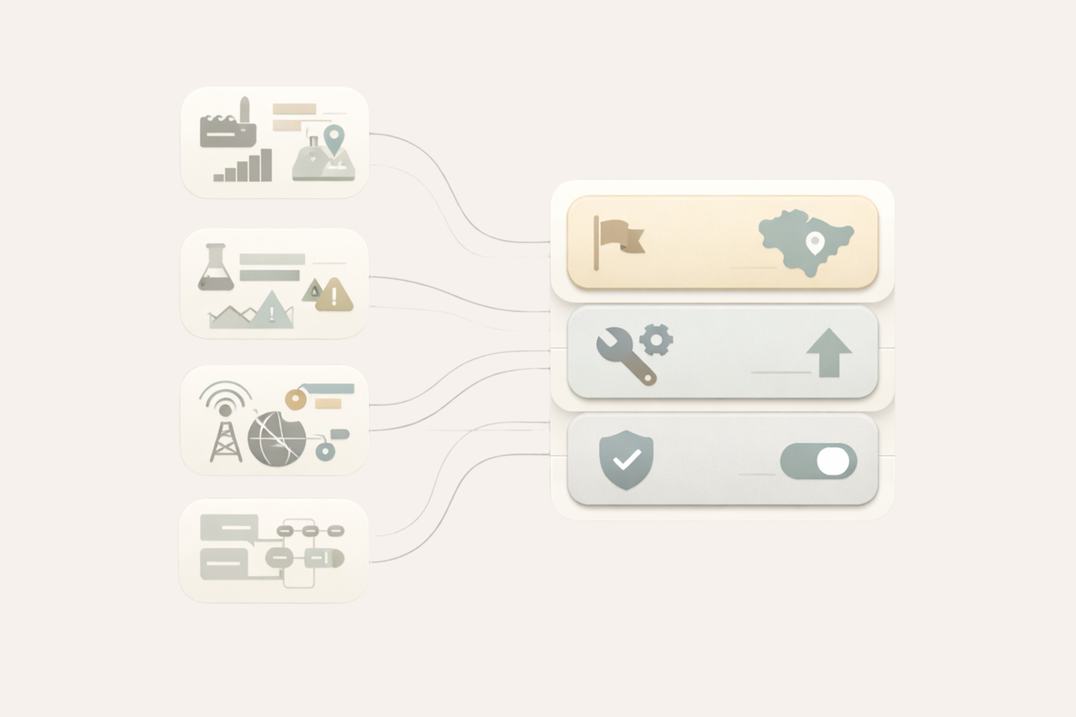Cross-industry illustration for deployable output and GTM action.